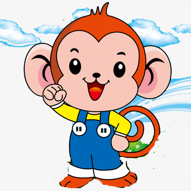 小猴子照片漫画图片
