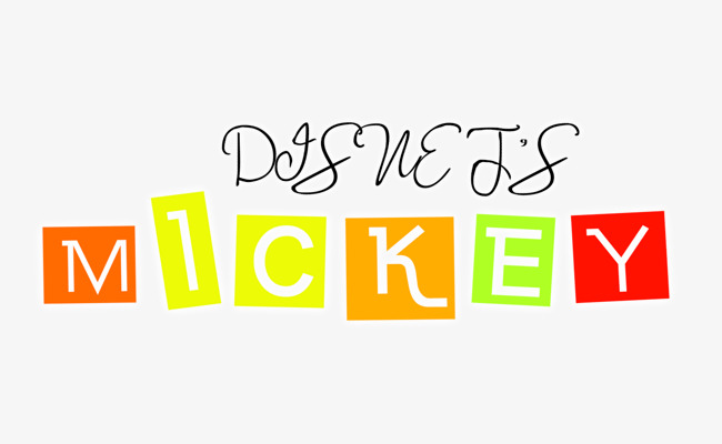 mickey艺术字