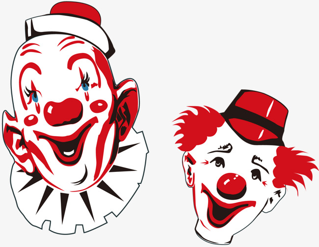矢量小丑png素材-90设计