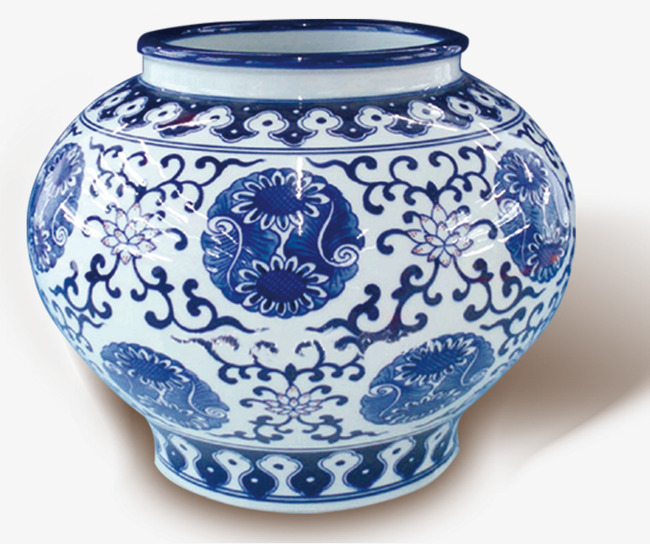 蓝色中国传统花纹底纹青花瓷底纹元素