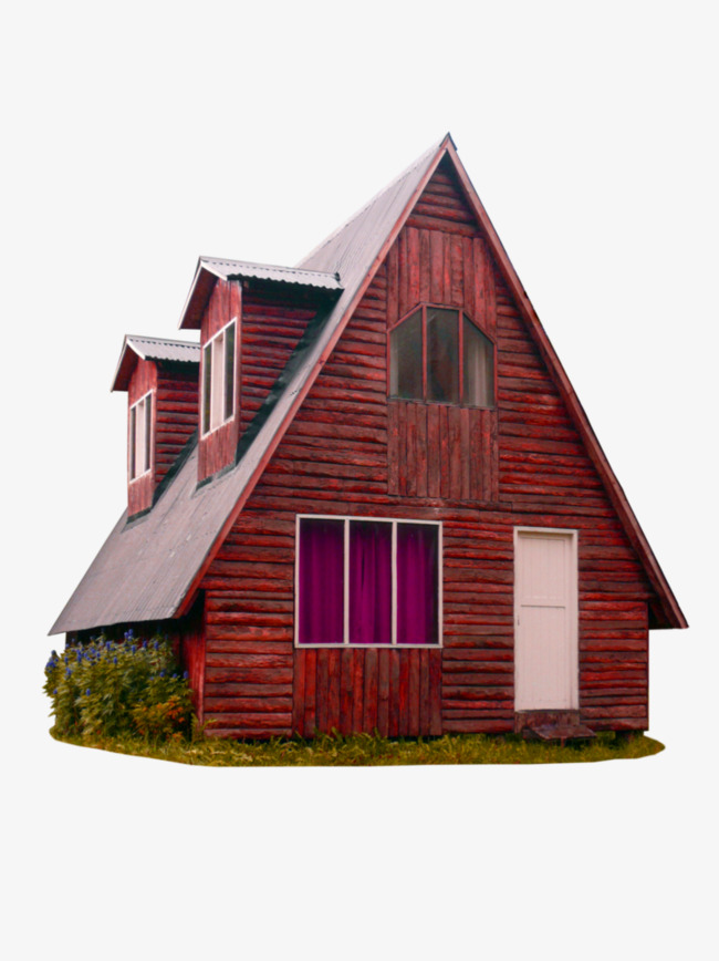 欧式小木屋装饰图案【高清装饰元素png素材】-90设计