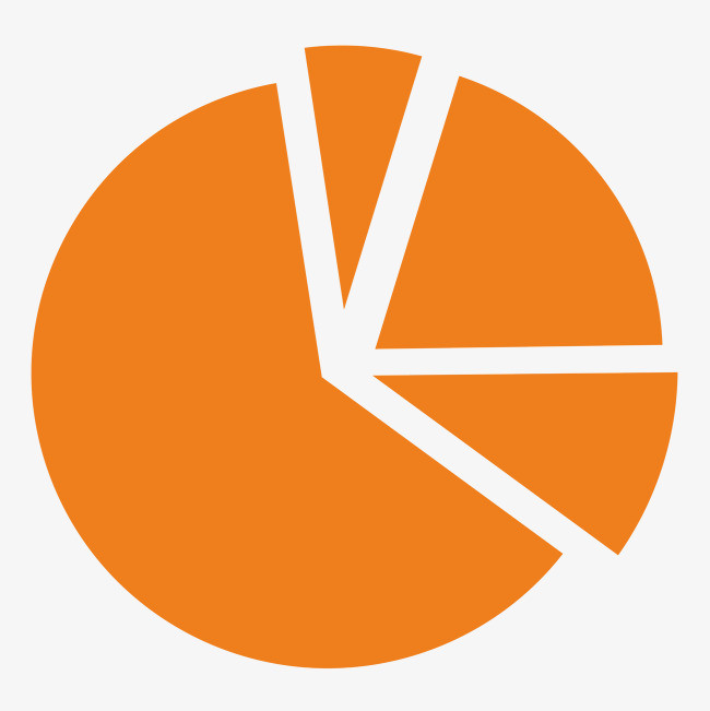 矢量ppt设计橙色饼形图标