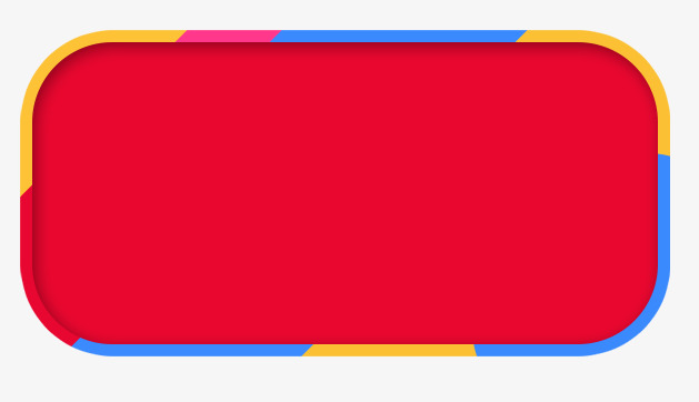 中国风红色渐变金色描边喜庆祥云