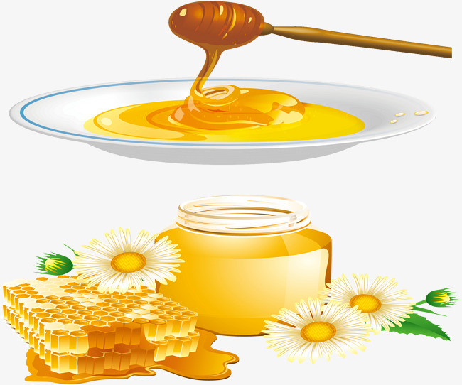 蜂蜜原料png素材-90设计