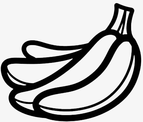 手绘的香蕉