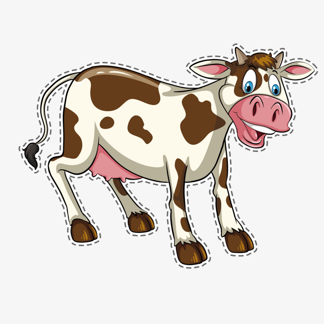 矢量剪贴牛