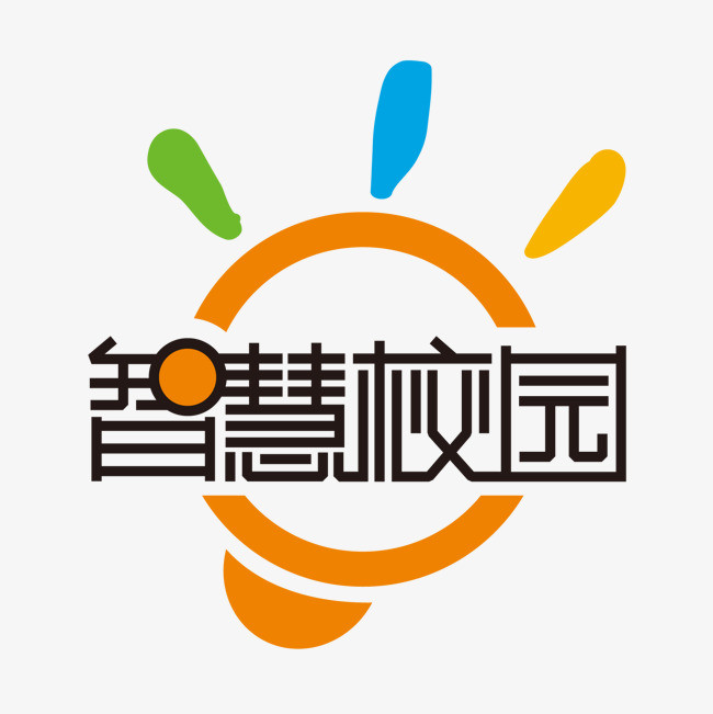 智慧校园logo矢量素材