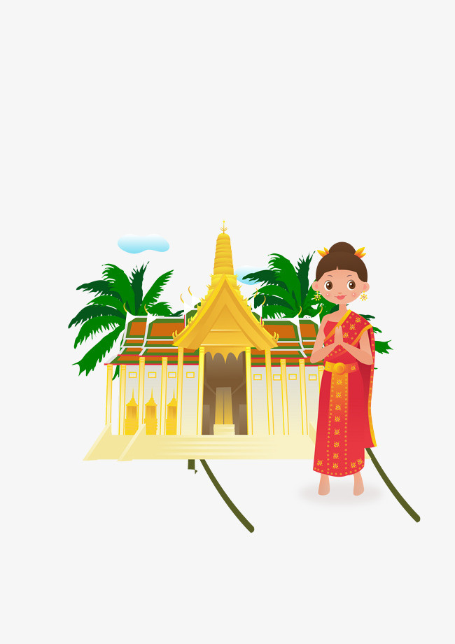 旅游泰国游艺术字字体设计最美之旅