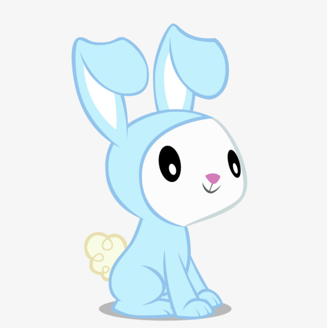 简约卡通标题框对话框手绘小兔子元素设计