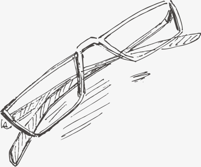 线条组成的眼镜