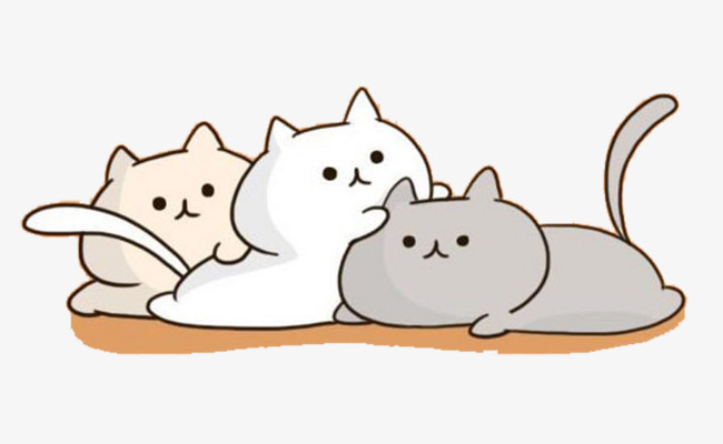 可爱卡通_可爱小猫png素材-90设计