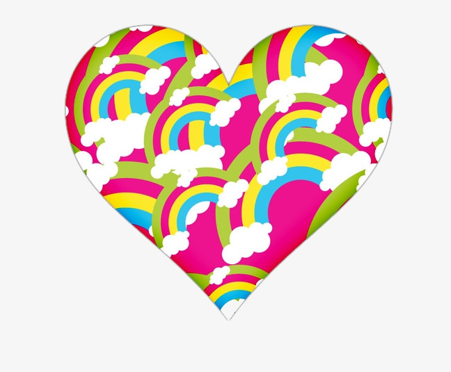 彩色爱心