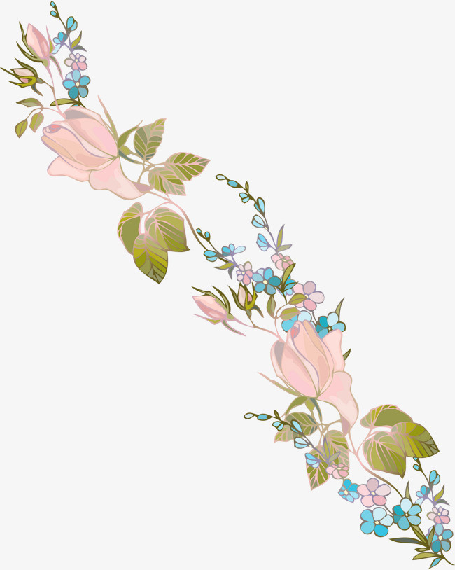 手绘花边素材