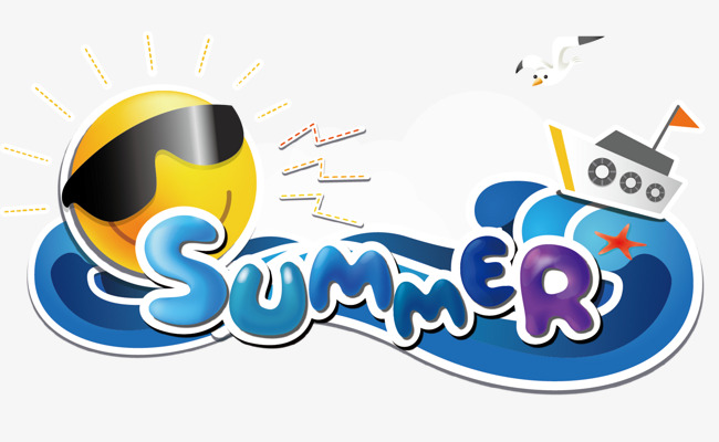 夏天summer_夏天summer【高清艺术字体png素材】-90设计