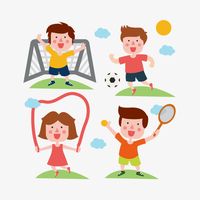 矢量手绘运动【高清png素材】-90设计