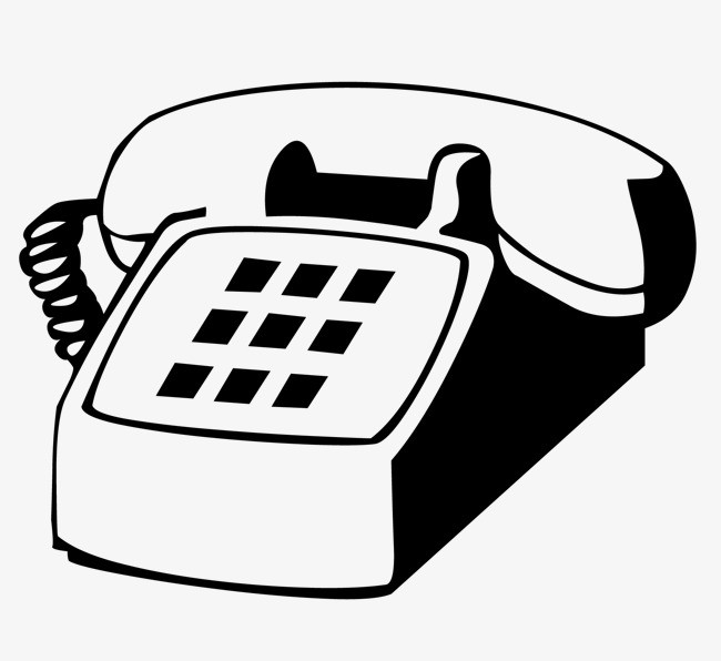 创意黑白办公线图标ui图形元素设计电话