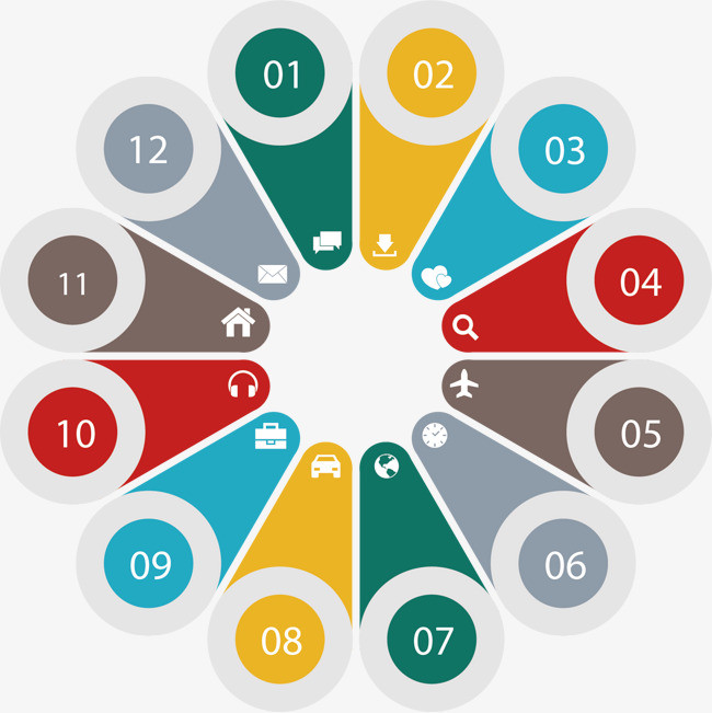 ppt信息png素材-90设计