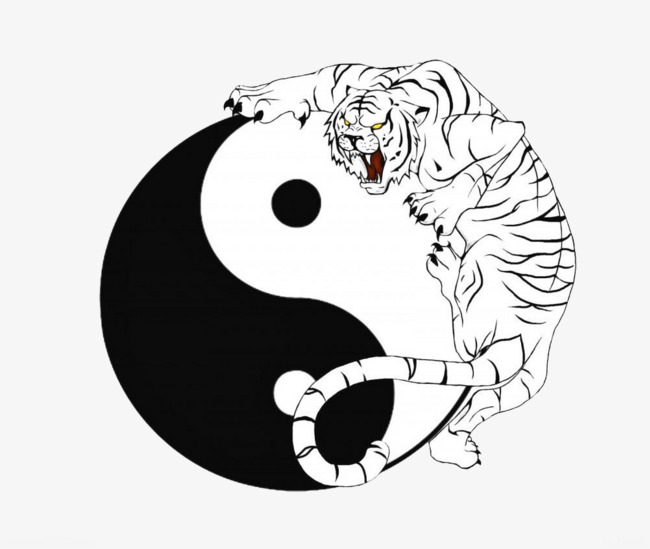 卡通手绘人物老人太极拳健身表演