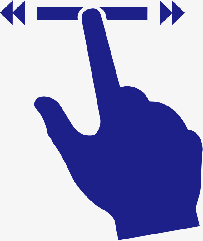 点击手势卡通手势立体动作手部免抠元素