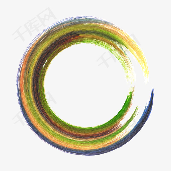 矢量手绘圈素材图片免费下载_高清psd_千库网(图片编号7871388)