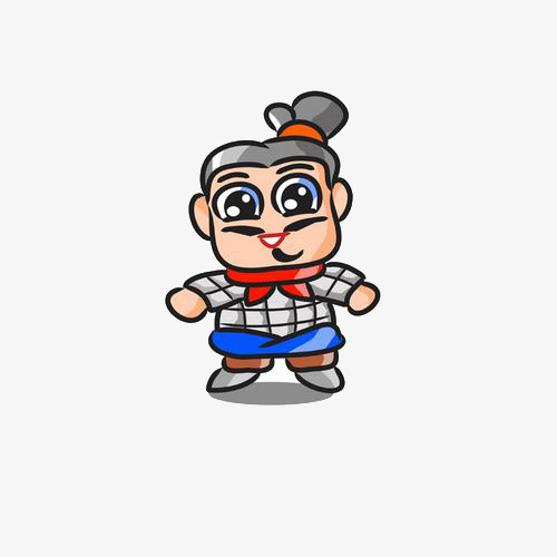 卡通q版兵马俑