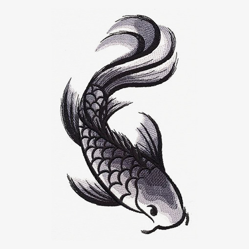 手绘金鱼