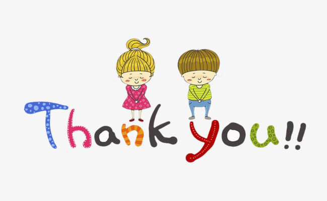 谢谢卡通儿童