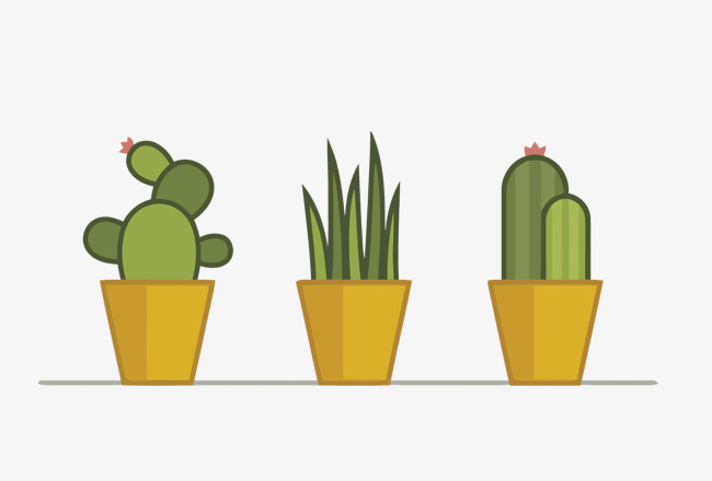 矢量盆栽
