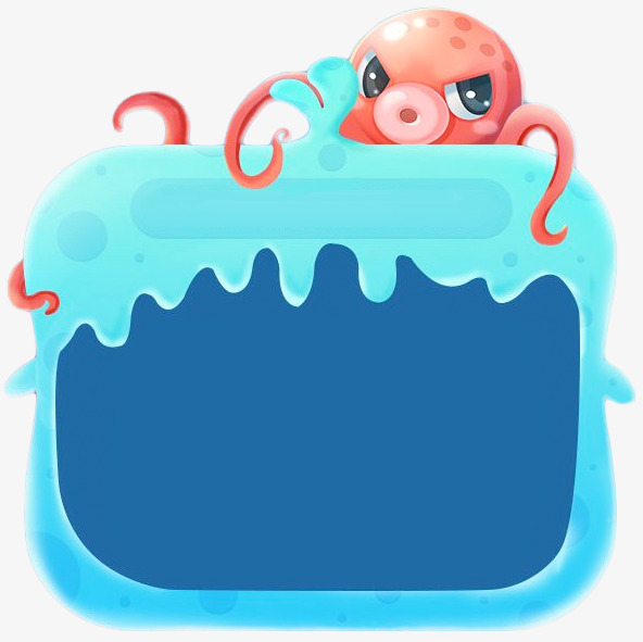 海浪素材海水蓝色海洋浪花免抠素材