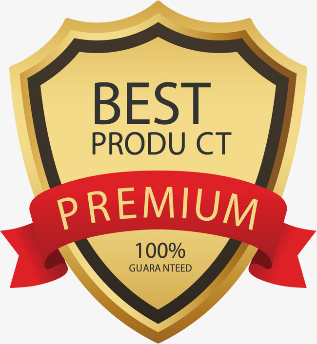 徽章盾牌金色蜡封印章元素png