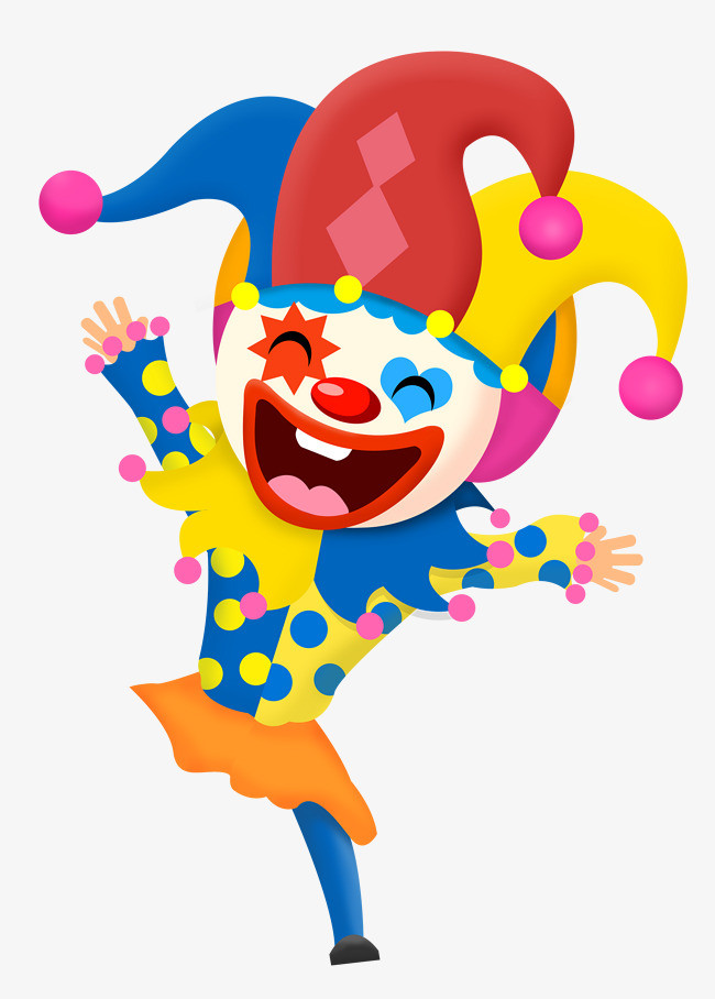 卡通小丑png素材-90设计