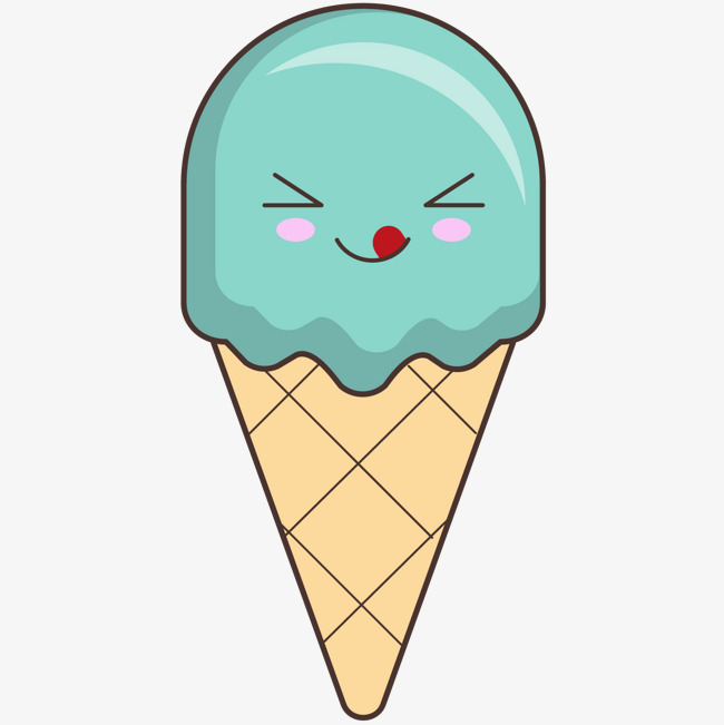 卡通可爱夏日甜筒