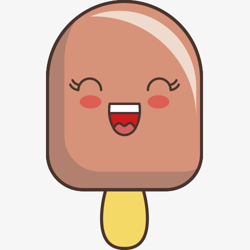 卡通可爱夏日冰棍
