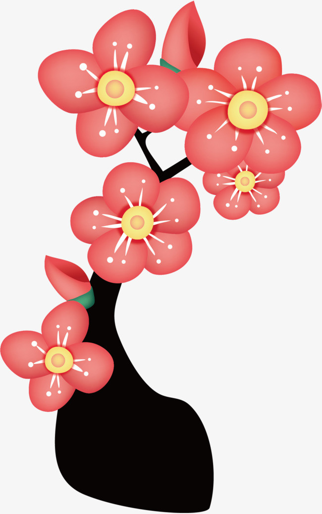 矢量图梅花