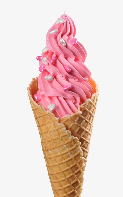 粉色冰淇淋png素材-90设计