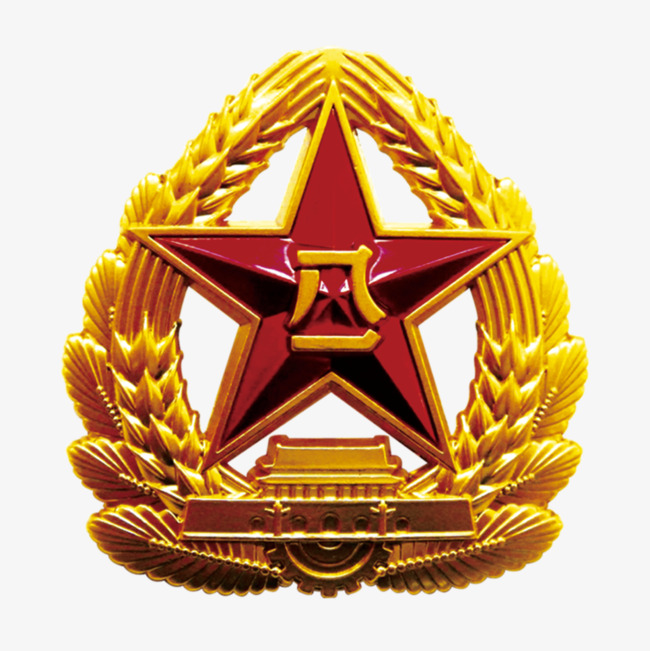 黄金八一军徽