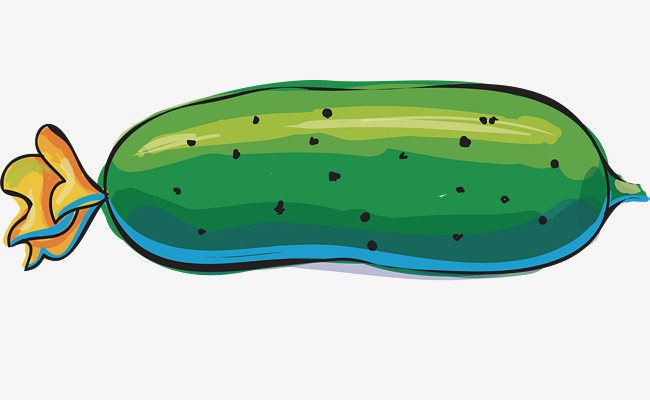 卡通_矢量黄瓜素材-90设计