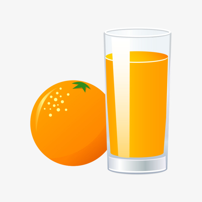 一杯橙子汁
