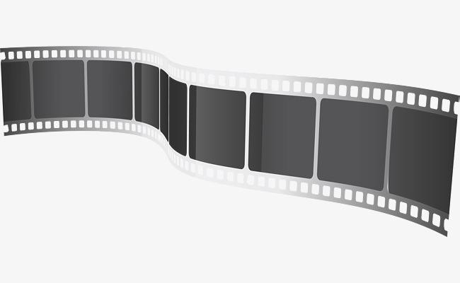 灰色简约胶卷胶片装饰图案