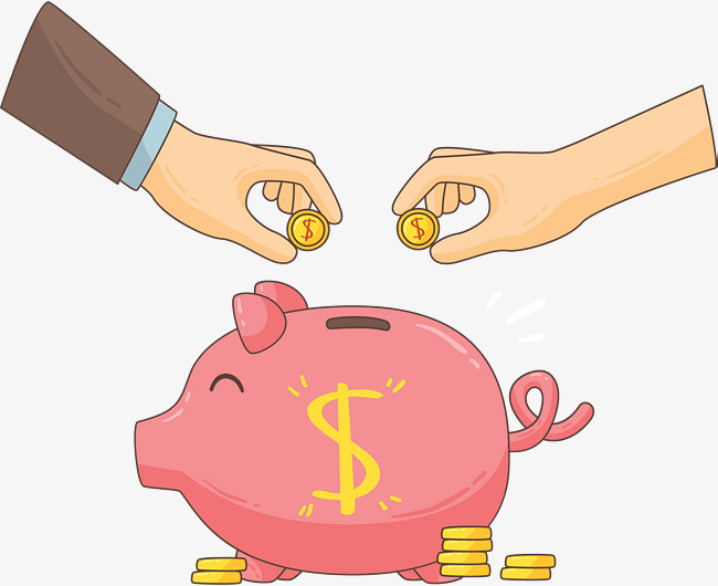 矢量手绘存钱