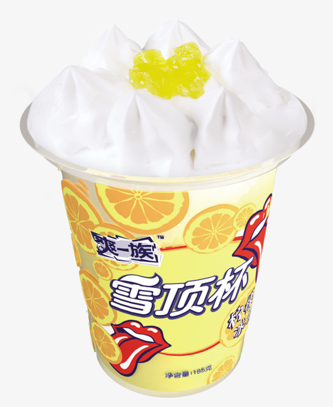 杯子里的冰淇淋