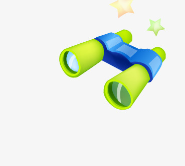 卡通望远镜png素材-90设计