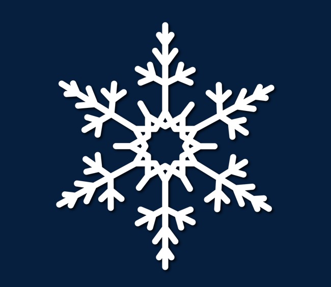 雪花单平矢量素材png素材-90设计