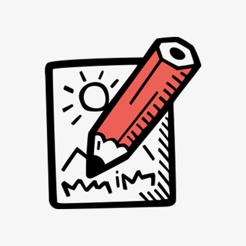 铅笔画画笔炭笔黑色三种笔触设计