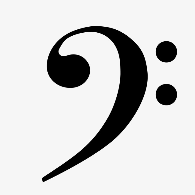 黑色线条音乐符号【免抠元素png】-90设计网