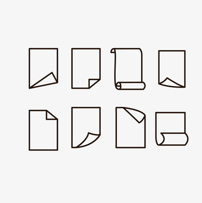 矢量手绘便签纸