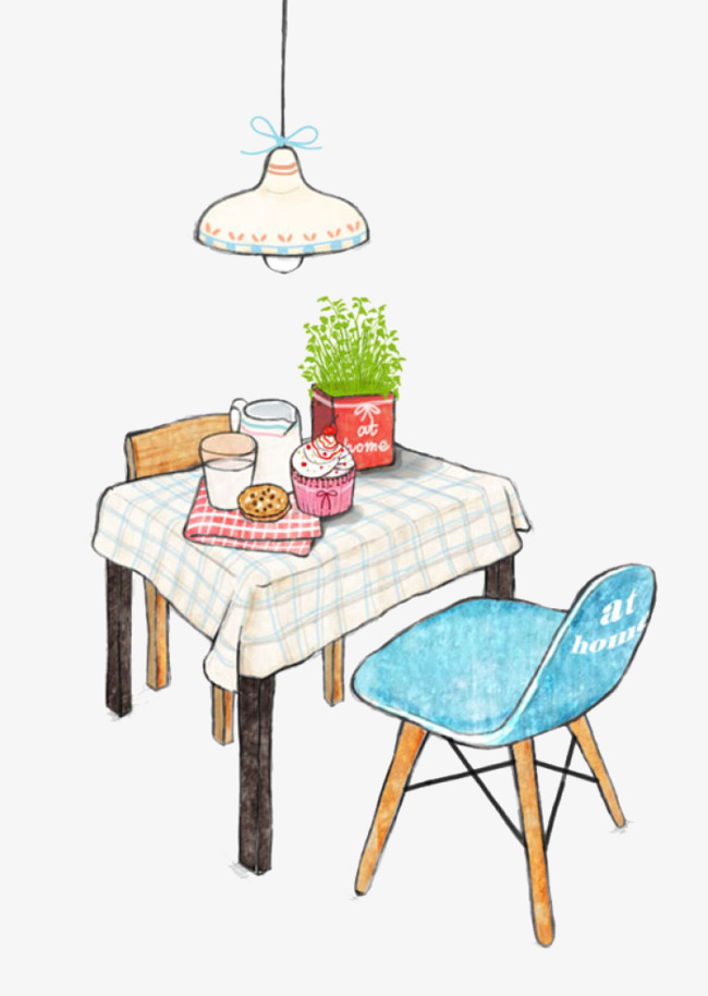 卡通插画装饰高考窗户桌椅装饰元素