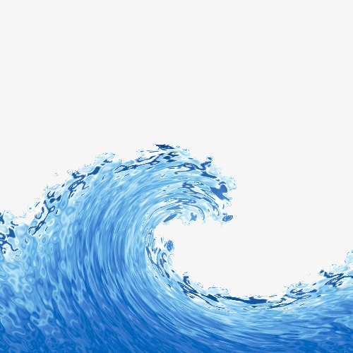 翻卷的海浪png素材-90设计