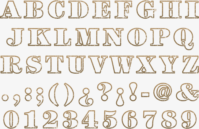 创意字母数字_艺术字设计_千库网