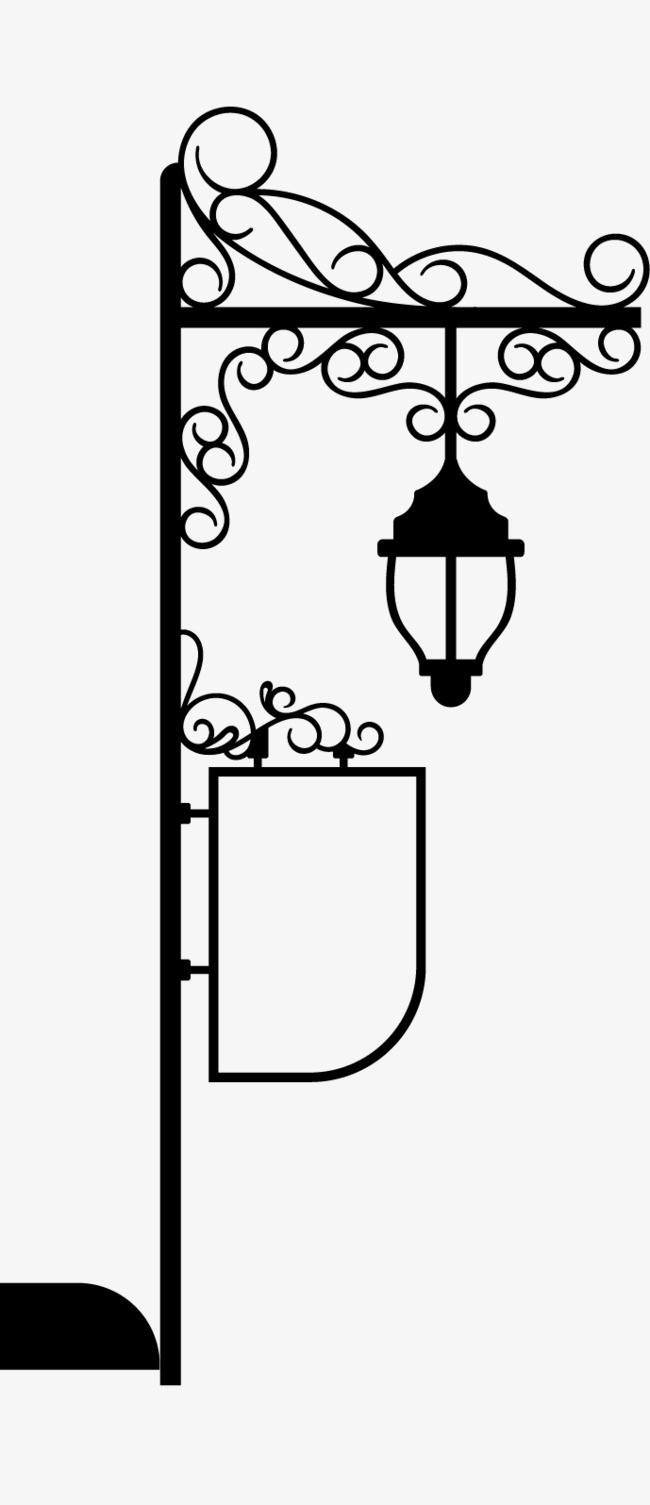 路灯花纹
